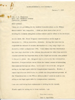 Letter to Colonel John C. Nickerson, Jr. from John J. Sparkman.