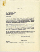 Correspondence between George Grant and Robert K. Bell.