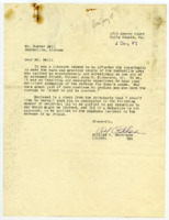 Correspondence between Robert K. Bell and Colonel William C. Pritchard.