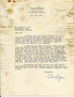 Correspondence between Robert K. Bell and Thomas C. Ryan.