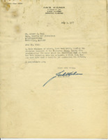 Letter to Robert K. Bell from attorney Jack Wilson.