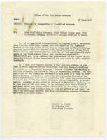 "Request for Downgrading of Classified Document."