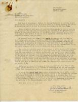 Letter to Robert K. Bell from Richard W. Satterthwaite.
