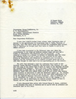 Correspondence between George Huddleston, Jr., Lieutenant General Edward M. Almond, and Carl Vinson.