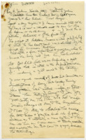 Handwritten letter to Ray H. Jenkins from Jim G. Lucas. 