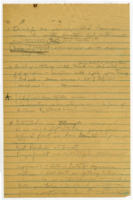 Handwritten notes regarding the Nickerson case.