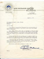Letter to Robert K. Bell from Edward M. Almond.