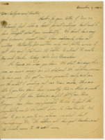 Handwritten letter to Robert K. Bell and his wife, Carolyn, from Colonel John C. Nickerson, Jr.