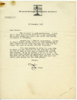 Letter to Robert K. Bell from Jim G. Lucas.