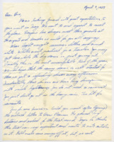 Letter to Robert K. Bell from Colonel John C. Nickerson, Jr.