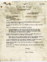 Correspondence between William J. Waugh and Jesse M. Alverson.