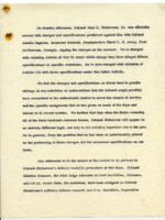 Statement from the defense counsel of Colonel John C. Nickerson, Jr.