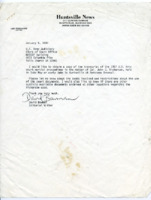 Correspondence between David Bowman and Mary B. Dennis.