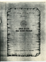 "Senior Officers Oral History Program."
