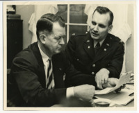 Photo of Robert K. Bell and Colonel John C. Nickerson, Jr.