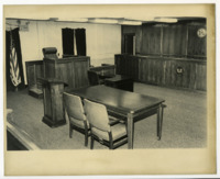 Photo of the court room from the Nickerson case.