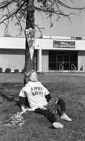 UAH spirit display at 1992 Homecoming festivities.