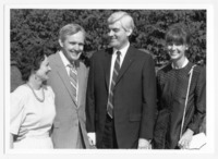 Margaret "Mac" Wright, John Wright, Louis Padulo, and Katherine Padulo at UAH.