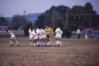 1990 UAH men's soccer team in action.