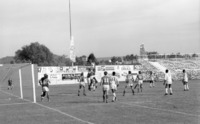Action shot from the 1991 Mayor's Cup at Joe Davis Stadium. 