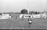 Action shot from the 1991 Mayor's Cup at Joe Davis Stadium. 