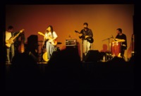 Live musicians performing at UAH.