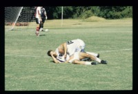Scene from a UAH men's soccer game.