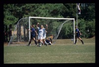 Scene from a UAH women's soccer game.