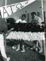 Alpha Tau Omega fraternity decorations.