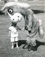 UAH mascot Charger Blue.