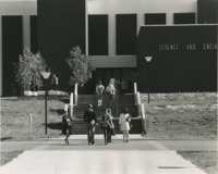 Campus scene at Wilson Hall.