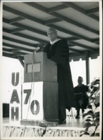 Eric Sevareid speaking at 1970 commencement.