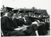Members of the class of 1970 at commencement.
