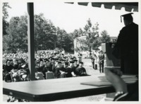 View of the class of 1970 at commencement.