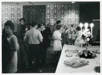 Graduation reception for the class of 1970.