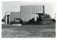 View of the Business Administration Building from Holmes Avenue.