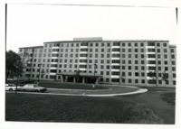 View of Central Campus Residence Hall.