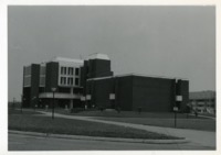 View of Roberts Hall.