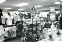 Sales displays at the UAH bookstore.