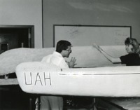 Building concrete canoes at UAH.