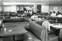 View of students at the University Center at UAH.
