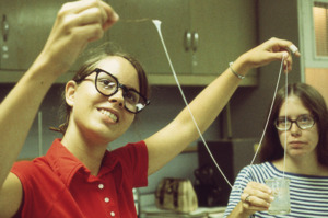 Students work in a UAH lab.