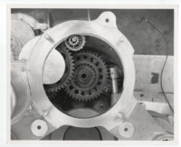 Photo of gears from the lunar drill.