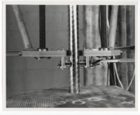 Photo of lunar drill bit during a test.