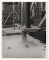 Photo of lunar drill testing.