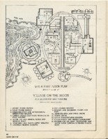 Map of "Village on the Moon for Scientists and Visitors," from <i>Space Journal</i>, vol. 1, no. 4, Fall 1958.