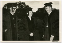 Frances C. Roberts at commencement at the University of Alabama.