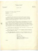 Letter from Bethel Fite, Director of the Department of Library Extension and Program Services, to library assistant John S. Phillips at the University of Alabama Center in Huntsville.