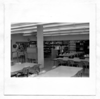 Periodical reading room in the library, then located in Morton Hall.