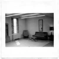 Library furniture in Morton Hall.